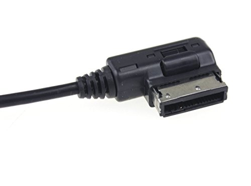 Shine, cavo di interfaccia per media con adattatore USB, compatibile con Mercedes-Benz Classe C, CLS, SLK, SL, GLK e misuratore di UV HQRP
