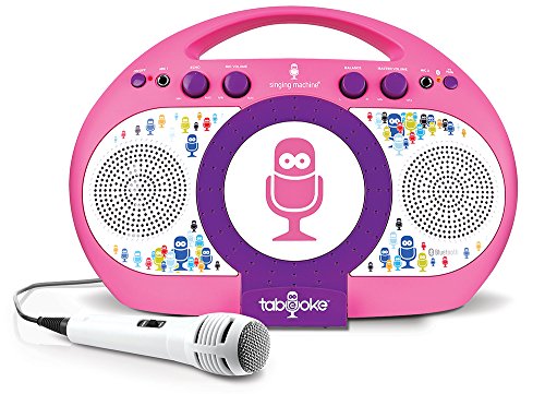 Singing Machine iSM398PP Karaoke, Rosa/Viola