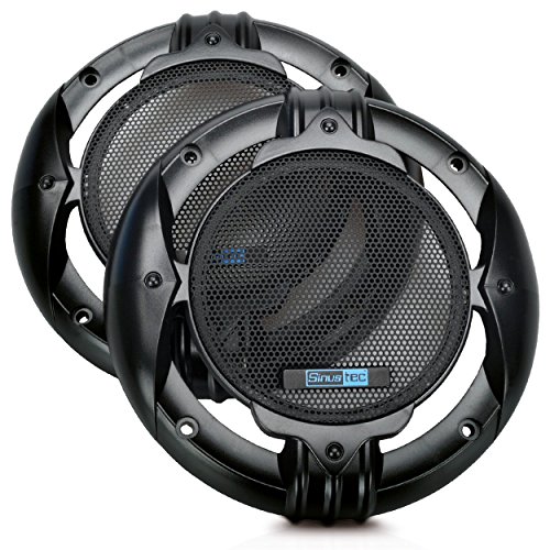 Sinuslive ST-165 Round 2-way car speaker - car speakers (2-way, 4 Ω, 90 dB, 30 - 23000 Hz, 6.2 cm, 16.7 cm)