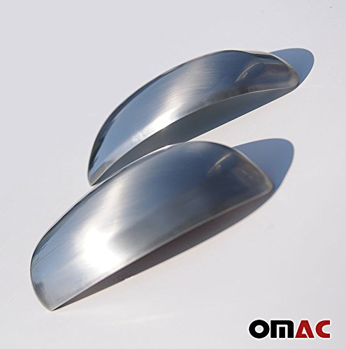Smart 451 a partire dal 2007 calotte cromate Specchio specchio pannello in acciaio inox spazzolato