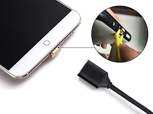 Smart & Cool® Gen3 nylon intrecciato cavo di ricarica e trasferimento dati USB Super magnetico per telefono android e tablet