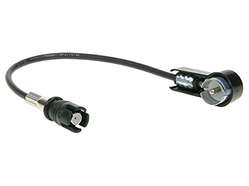 Smart Fortwo 98 – 07 1 DIN auto Radio Incasso Set in originale Plug & Play qualità con radio antenna Adapter, cavo di collegamento, accessori e pannello radio/Installazione cornice blu