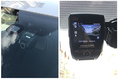 Smarture Dash Cam l215-c, cruscotto della macchina fotografica registratore con Full HD 1080p, Sony IMX323 sensore di immagine, 170 ° obiettivo grandangolare, super condensatore, LCD 6,1 cm, Wi-Fi integrato, A118 A119 versione aggiornata