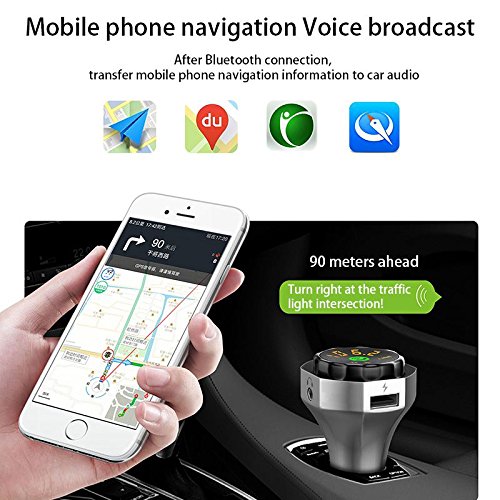 SODIAL Lettore MP3 per auto con trasmettitore FM per auto di nuova generazione
