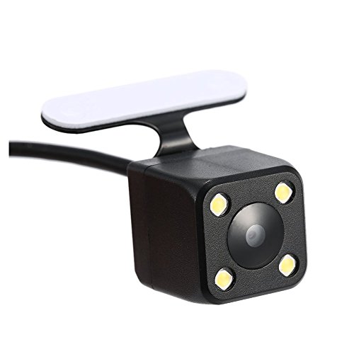 SODIAL Specchietto retrovisore per auto da 5 pollici DVR doppio obiettivo Fotocamera posteriore 1080P 720P Registratore di videocamera con sensore di movimento G-Sensor Visione notturna