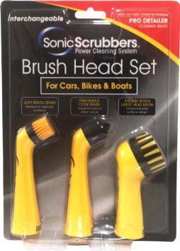 SonicScrubber 21570 - Set di corpi spazzola per pulizia auto, bici e barche, per Pro-Detailer