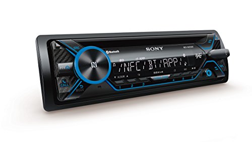Sony MEX-N4200BT Autoradio con Lettore CD, Illuminazione Blu, Controllo Vocale, NFC, Dual Bluetooth, USB, 4 x 55 W, Nero