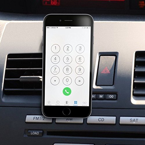 Soonhua - Supporto magnetico da auto per telefono cellulare, GPS, con fissaggio al lettore CD