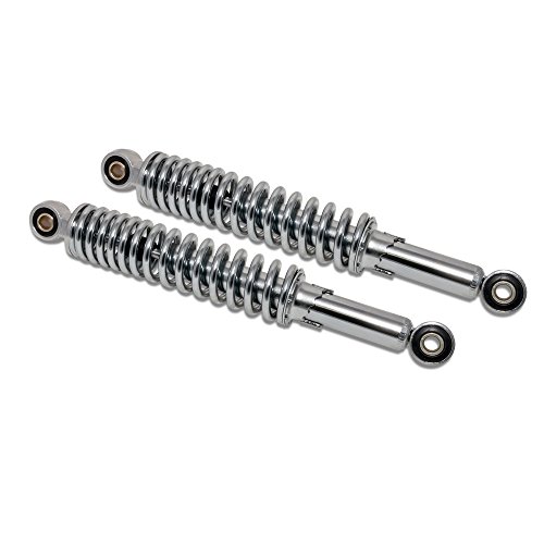 Sospensione Strut Shock Absorber Set 2 Pieces Chrome 310 mm for Zündapp C GTS 50 & Moped Scooters