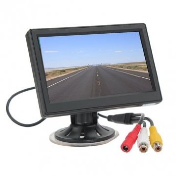 Souked 5 pollici di sicurezza auto Ditigal TFT LCD Reverse Rear View Monitor