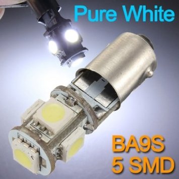 Souked 5 SMD 5050 LED Pure Errore Bianco Canbus lampadina libera Interior Light Car