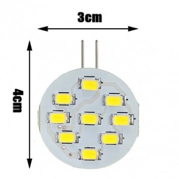 Souked G4 3W LED 9 SMD 5630 lampadina dell