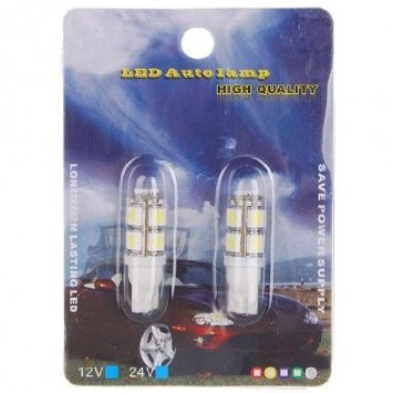 Souked Nuovo T10 3W 100 Lumen lampadina 9x5050 SMD LED Car Light Bianco DC 12V