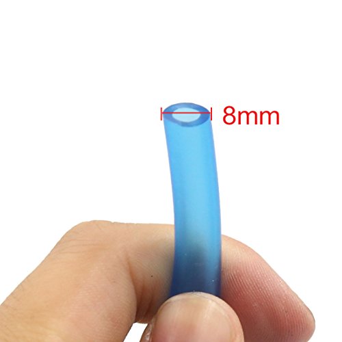 sourcingmap® 18m di lunghezza silicone blu vuoto Gas carburante Tubo flessibile tubo 4 x 8mm per Auto