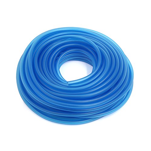 sourcingmap® 18m di lunghezza silicone blu vuoto Gas carburante Tubo flessibile tubo 4 x 8mm per Auto