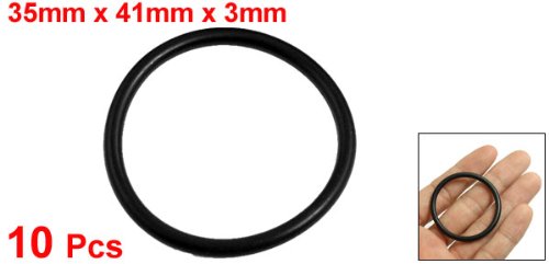 Sourcingmap - Diametro esterno 41 mm. olio di 3 mm di spessore o anelli neri sigilla 10 camere