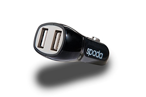 Spada-uscita 021157 12/24 V Caricatore da auto – 2,1 A – 2 x USB – Nero