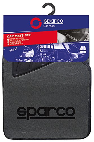 Sparco SPC1904A Set 4Pz Tappeti Universali, Set di 4