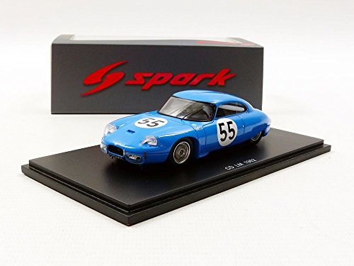 Spark – S4712 – Veicolo in miniatura – CD Panhard & Levassor – le Mans 1962, Blu, scala 1/43