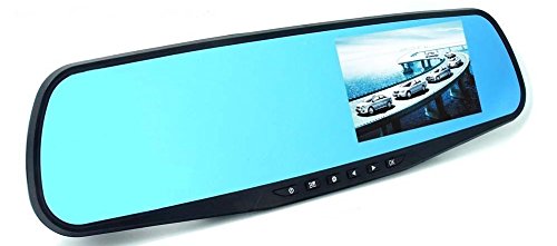 Specchietto retrovisore auto con registratore DVR 2 in 1