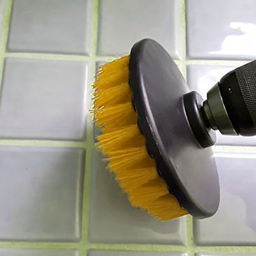 Spin Scrubber Spazzola elettrica, spazzola pulitrice con attacco per il trapano, adatta per la pulizia di auto, bagno, pavimenti in legno, lavanderia.