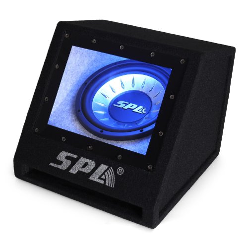 SPL Bassbox Subwoofer auto diffusore passivo (500 Watt Max, woofer da 25 CM, effetto luce LED)