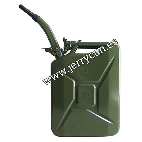spp Security jc20 V + B Tanica di 20 l e beccuccio dosatore, colore: verde militare