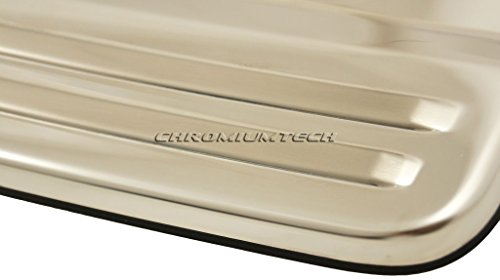 Star Piastra protettiva per paraurti posteriore,in acciaio inox con design a battistrada per Freelander 2 2011-15