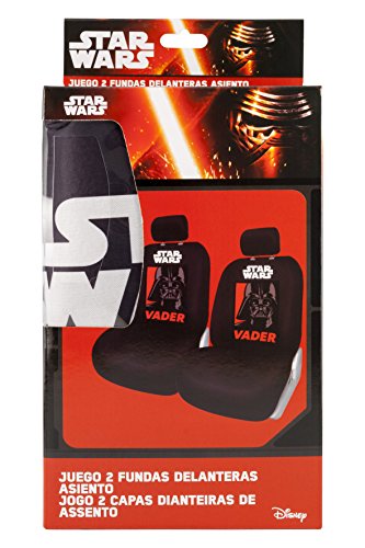 STAR WARS, Vader STW101 – Set di 2 fodere per sedile anteriore, motivo: Dart Fener