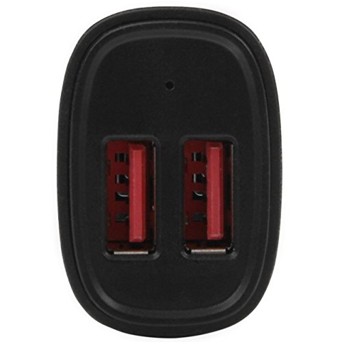StarTech USB2PCARBKS Caricatore da Auto con doppia porta USB - 24W/4.8A - Nero