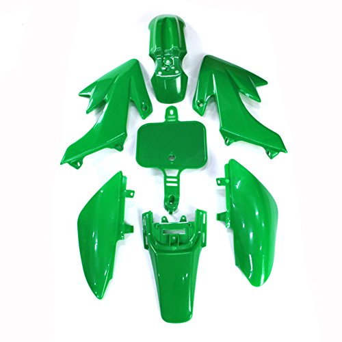 Stoneder verde carenatura copertura del corpo in plastica, per Honda XR50 CRF50 Stomp Coolster Sdg GPX