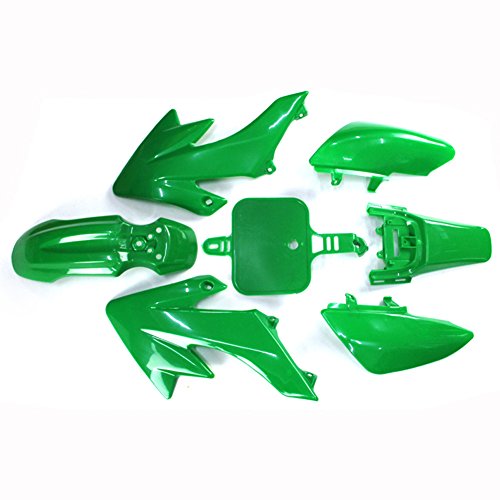 Stoneder verde carenatura copertura del corpo in plastica, per Honda XR50 CRF50 Stomp Coolster Sdg GPX