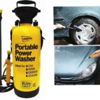 Streetwize - Pompa irroratrice per lavaggio auto, roulotte e camper, con spazzola
