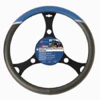 Sumex 2505034 Carplus - Copri Volante Carbonio Terylene, Blu