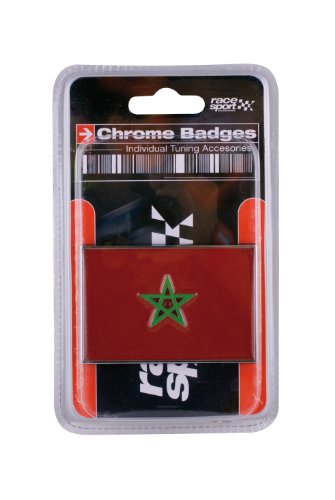 Sumex Log1930 Race Sport - Emblema Cromato Bandiera Marocco