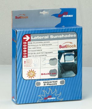Sumex Plr5437 Carplus - Parasoli Sun Block Con Ventosa