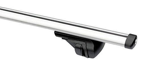 Summit SUM-002 barra portapacchi da fissare al tetto dell’auto, con binari di scorrimento, in alluminio