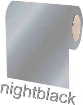 Sun-Protection-Film-Rolls, Scratch-Resistant reflective metallized nightblack, 51 cm x 25 m