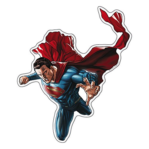 Superman personaggio Automotive decalcomania, con cupola emblema adesivo per auto camion moto portatile quasi nulla (multicolore su sfondo trasparente)
