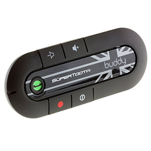 Supertooth Bluetooth kit auto visiera "Union Jack con supporto magnetico