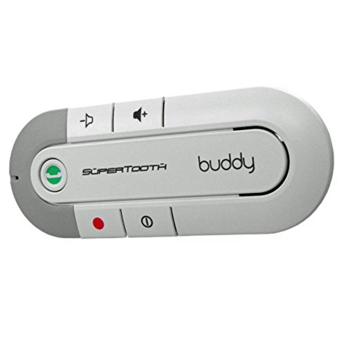 Supertooth Bluetooth visiera kit per auto con supporto magnetico – bianco