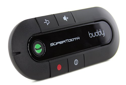 SuperTooth Buddy Kit Vivavoce Bluetooth 2.1 con Supporto auto per Smartphone, Nero