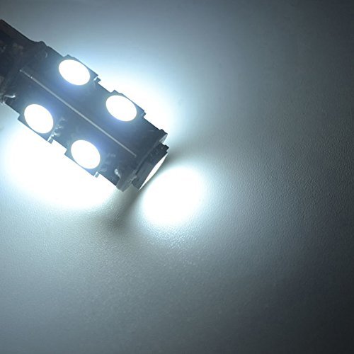 Taben 194 LED Lampadina Canbus, super luminoso 5050 chipset lampadine LED per interni auto luci a cupola mappa porta targa luci di cortesia W5 W 168 2825 cuneo T10 9-smd lampadine bianche (confezione da 2)