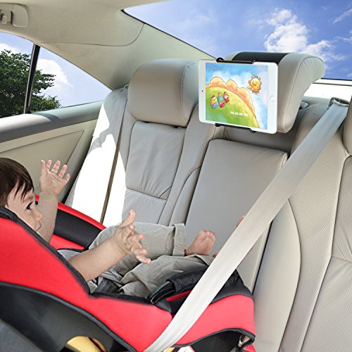 Tablet supporto auto Wanpool supporto per poggiatesta auto per 7 – 26,7 cm iPad e tablet