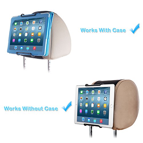 Tablet supporto auto Wanpool supporto per poggiatesta auto per 7 – 26,7 cm iPad e tablet