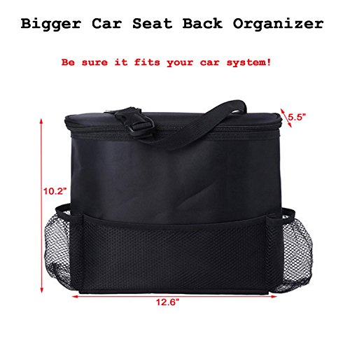 Tankerstreet auto sedile posteriore organizer supporti di memorizzazione Cooler bag organizzatore multi-pocket Travel Storage Bags for Road trip