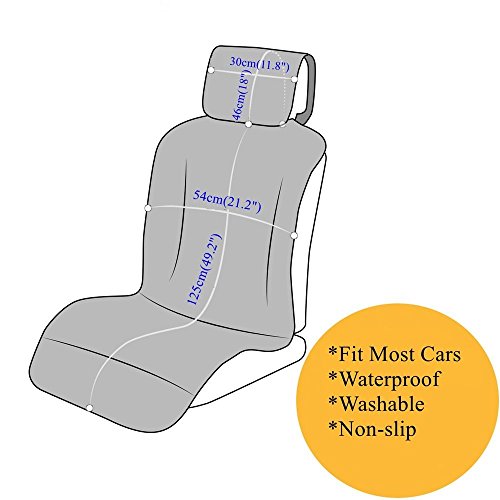Tanyoo impermeabile coprisedili per auto, universale e antiscivolo sedile Protector, coprisedili per proteggere il tuo privo di sudore, fango, sporco, bibite, birra, per palestra, immersioni, running, Raining