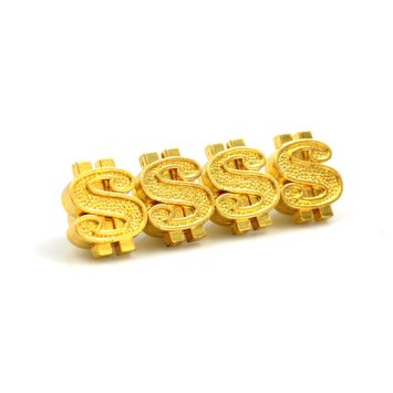 Tappo della valvola personalità con figura del dollaro in oro