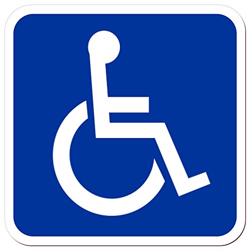 Targa magnetica trasporto di persone con disabilità. | Slim Trasporti per disabili kranken Tran Sport Sedia a rotelle disabili | scudo magnetico | Disponibile in tre dimensioni