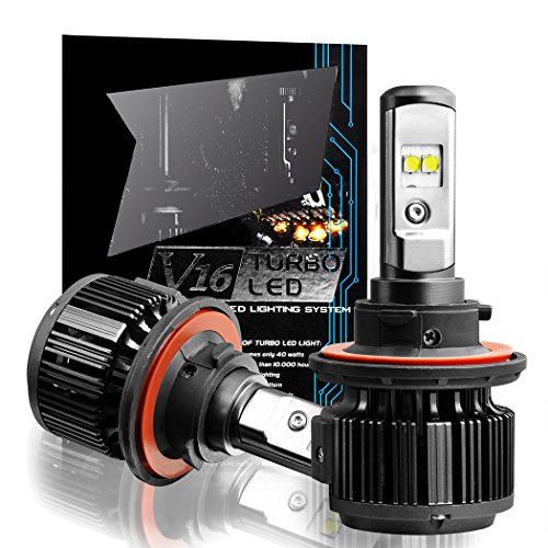 TECHMAX H13 (9008 Hi/Low) LED Lampadine Kit, di conversione 7200LM 80W 6000K luce bianca delle CREE - 3 anni di garanzia